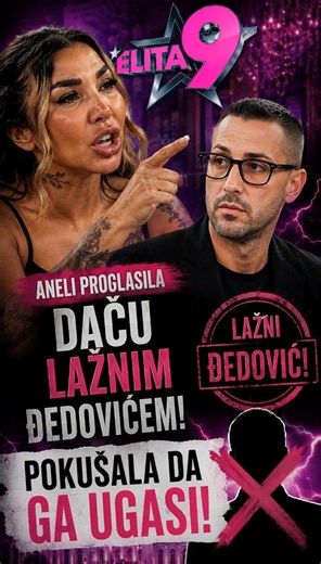 ✨️Elita 9: Aneli proglasila Daču lažnim Đedovićem, pokušala da ga ugasi✨️ZADRUGA UZIVO