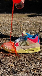 I dirtied this shoe with Gatorade and chocolate milk😟 #shoedoc #shoelada #shoecleaner #150bucks | Theshowlorios