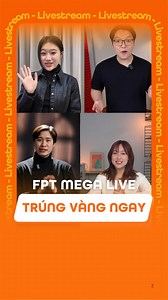 🔥 XEM LIVE NHẸ NHÀNG - TRÚNG NGAY CHỈ VÀNG 🔥 Tối 14/02, FA hay có gấu thì cũng phải vào livestream của FPT! Bộ tứ review: Hưng Everything; Long Khoa Học; Mai Hoa nè, EmLy Review không hứa sẽ có socola nhưng hứa sẽ tặng bạn vàng 😆💰 🎁 Tặng ngay 5 CHỈ VÀNG 9999 cho các bạn may mắn xem livestream 🐍 Cơ hội trúng RẮN VÀNG trị giá 1 cây vàng cùng 70 CHỈ VÀNG khi chốt đơn trên TikTok FPT Telecom Store 🎟 Voucher mua sắm các sản phẩm dịch vụ của FPT giảm tới 300K 🎉 FPT MEGA LIVE TRÚNG VÀNG | 18h00