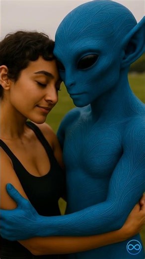 💙 Alien & Human Love Story at LA’s Most Mysterious Spot 👽❤️ | UFO Romance in Hollywood Hills #Shorts