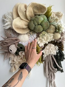 Coral Reef Weaving Wall Art: Crocheted, Knitted, Felted Tapestry - Etsy UK