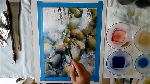 Watercolour Art © ► Rukiye Garip Turkey 🇹🇷 | Modern Art Gallery "MAG"