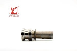 [Hot Item] Type-E Standard Inox 304 Stainless Steel Casted BSPT Thread Adaptor Hose Shank Camlock