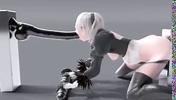2B ANAL - HUGE DILDO