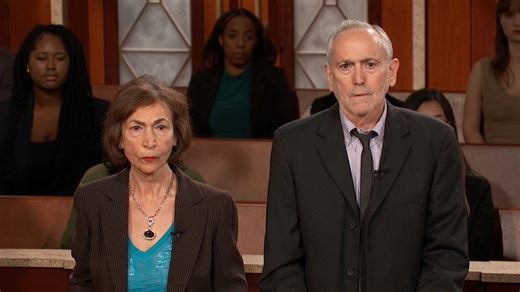 Mike denies pocketing the Harlans' money and giving them a fake invoice for vinyl flooring. | Hot Bench