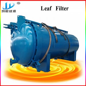 [Hot Item] Cooking Oil Horizontal Carbon Steel Leaf Filter