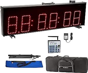 Race Clock with Six 6" Digits (ALZS03A)