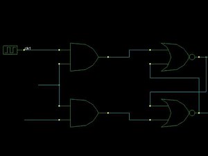 SR FF NOR LATCH AND || DSCH2