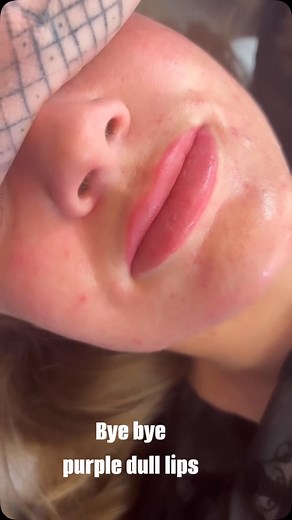 Lip blush #lipblush #permanentmakeup #liptransformation | Beauty by Maryann