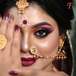 Indian bridal makeup turns bride into stunning princess. | Family World