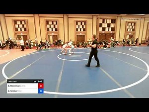 106 Lbs Final - Blake McMillion, Lancaster Alliance Wrestling Club (LAW) Vs Brady Slicker, Bad Kar