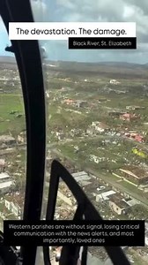 Aerial Footage Reveals Scale of Hurricane Devastation as Jamaicans Begin Cleanup Effort