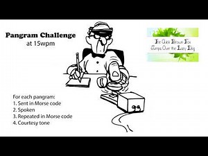 Pangram Challenge v2 - 15wpm