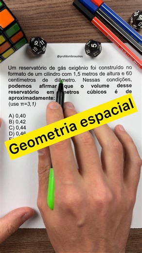 10K views · 47 reactions | Geometria espacial! #matematica #enem #concursos | Profdombrauskas | Facebook