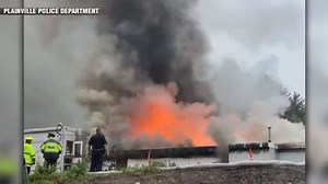 Fast-moving fire destroys YMCA pool clubhouse in Plainville