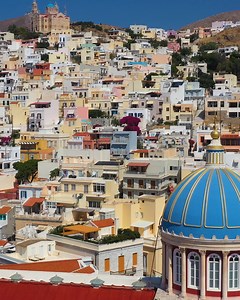 We're going to admit to having a little crush on Syros Island! #SyrosIsland! 🥰 #DiscoverGreece | DiscoverGreece.com