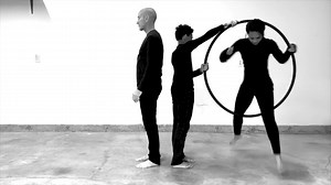 Virtual Artist-in-Residence Myesha Callahan Freet prioritizes accessibility and immediacy in her approach to art making. Making use of what is at hand, Callahan Freet films and shoots much of her work on an iPhone. When the pandemic hit, she and her husband converted their garage into a studio and performance space. Their videos feature family members clad in black clothing, enacting repetitive or durational gestures against the white garage background, or outdoors. Callahan Freet believes that 