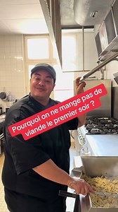 Pourquoi pas de viande le premier soir ?