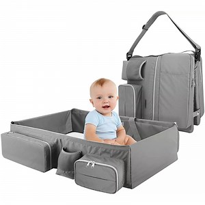 [Hot Item] 3-in-1 Multifunctional Mother Care Nursing Baby Bed Nest Crib Diaper Bags