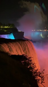 2.8K views · 1.4K reactions | Niagara Falls illuminated at night  #FallsAfterDark | Niagara Action | Facebook