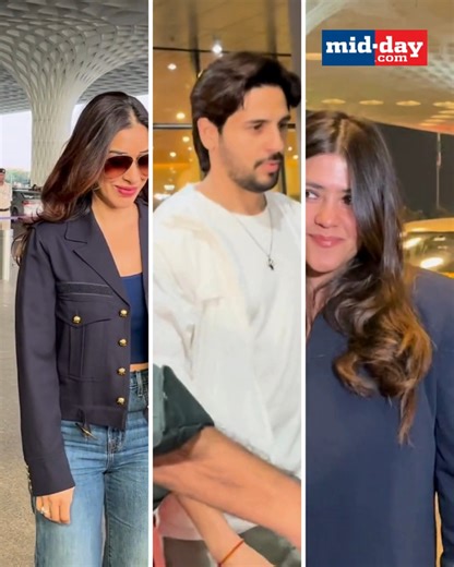 #watch | Mid-Day Entertainment Sophie Chaudhary, Ekta Kapoor, Sidharth Malhotra, and Kiara Advani spotted at the airport #sophiechoudry #sophiechoudryfans #EktaKapoor #sidharthmalhotra #sidharthmalhotralover #kiaraadvani #kiaraaliaadvani #kiaraadvanistyle #sidkiaralove #sidkiaraforever #CelebSpotted #MiddayEntertainment #entertainment #mumbai | MiD DAY
