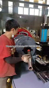 Steel pipe closing machine, pipe taper shrinking | liuerin