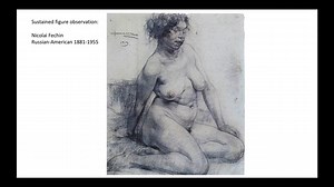 In preparation for the sustained drawing