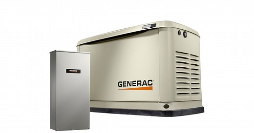 Generac 7210 Guardian Series 24 kW (120 / 240V) Single-Phase Air Cooled Multi-Fuel Standby Generator with 200a Automatic Transfer Switch | Ferguson Home