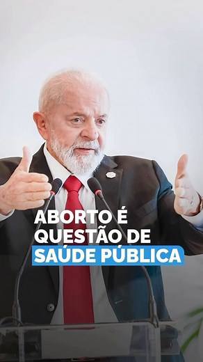 O aborto é uma questão de saúde pública e deve ser o ponto de partida desse debate que vem sendo deturpado nas ruas, nas redes e no Parlamento. O presidente Lula fala sobre a insanidade que é impor à vítima de estupro uma pena maior que a do estuprador. Vamos lutar contra esse PL cruel que ataca frontalmente as mulheres. #criançanãoémãe #pl1904não #pldosestupradores | Alice Portugal