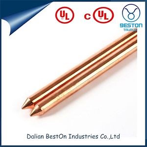 [Hot Item] Professional Manufacturer of Copper Grounding Rod/Earth Rods for Lightning Protection and Earthing Systems
