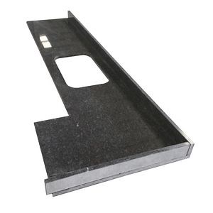 [Hot Item] Fashion Design Steel Grey Granite Stone Worktops for Kitchen Countertop