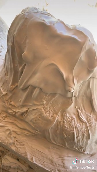 Making a mold #art #makeup #specialeffects #halloween #horror #fyp