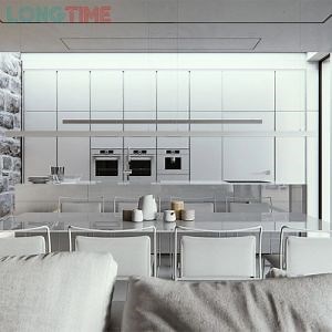 [Hot Item] White Shaker Cabinets Whole Kitchen Cabinet Set with Recessed Door Panel