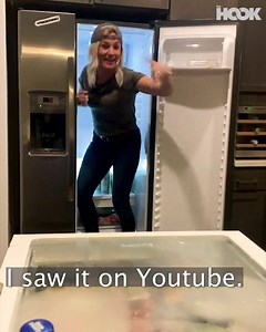Adley waited in a fridge to prank her friend...well that escalated quickly 👀😂 | The Hook
