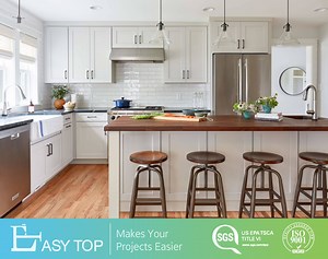 [Hot Item] Hot Sale Competitive Price White Shaker Kitchen Cabinets Natural Wood Kitchen Cupboard