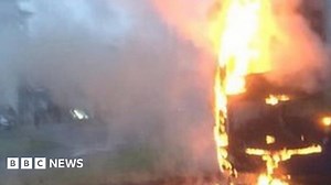 Translink bus fire: Lurgan engine fire investigated