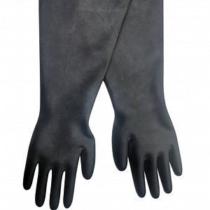 [Hot Item] Cheap Vacuum Operating Chamber Test Chamber Butyl Synthetic Rubber Gloves