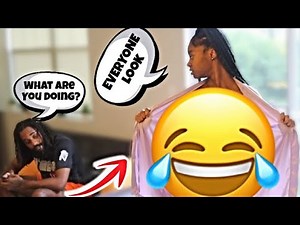 FLASHING THE NEIGHBORS TO SEE HOW MY BOYFRIEND REACTS *HILARIOUS*