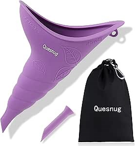 Female Urinal Pee Funnel for Women to Standing Up, Reusable Portable Urination Device for Womens, Without Leakage or Overflows, Used for Public Toilets or Restroom, Camping, Outdoor