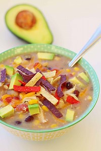 Instant Pot Chick Fil-A Chicken Tortilla Soup - 365 Days of Slow Cooking and Pressure Cooking