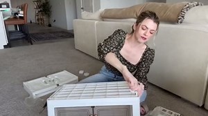 Extra Large Stackable Storage Bins with Lids & Wheels & Door, 336QT-112QT/28GAL*3Pack Foldable Collapsible Closet Organizers, Plastic containers drawers for bedroom Dorm