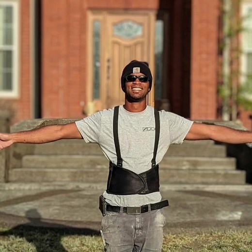 From boring brick to grand entrance 🏠🏡 #linkincomments #concrete #curbappeal #concreteporch #porchdesign | Definition Of Concrete