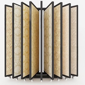 [Hot Item] Sliding Ceramic Tile Display Slider Quartz Stone Slab 3D PVC Marble Sheet Wall Panels Display Rack Stand for Showroom