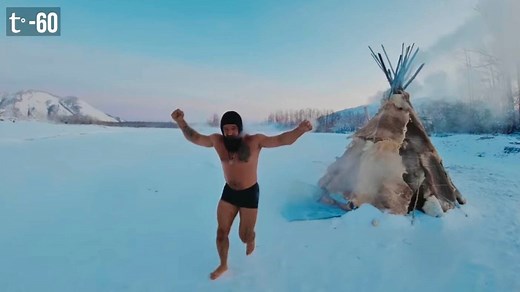 A crazy Russian built a banya (bathhouse) in MINUS 60 degrees Celsius (-76°F)! ❄️ | Future Russia
