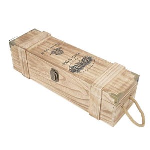 [Hot Item] Natural Paulownia Wood Drawer Gift Boxes Wooden Wine Boxes