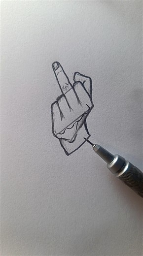 How to Draw Finger Anatomy - Tutorial 👆🎨 #art #shorts #foryou #tutorial #satisfying #anatomy #easy