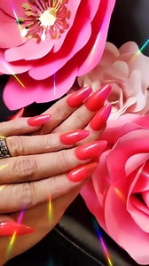 43K views · 488 reactions | Hot pink clear nails!  | Coco | Facebook