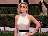Royal beauty! Vanessa Kirby stuns in silver at SAG awards