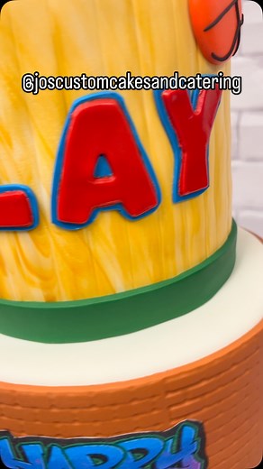 Basketball 🏀 and graffiti birthday cake! #cake #cakeart #cakesofinstagram #birthdaycake #basketball #shoplocal #shopsmall #smyrnatn #nashville #joscustomcakesandcatering | Jo's Custom Cakes and Catering