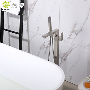 [Hot Item] 304 Stainless Steel Brushed Nickel Gold Bathroom Bathtub Faucet